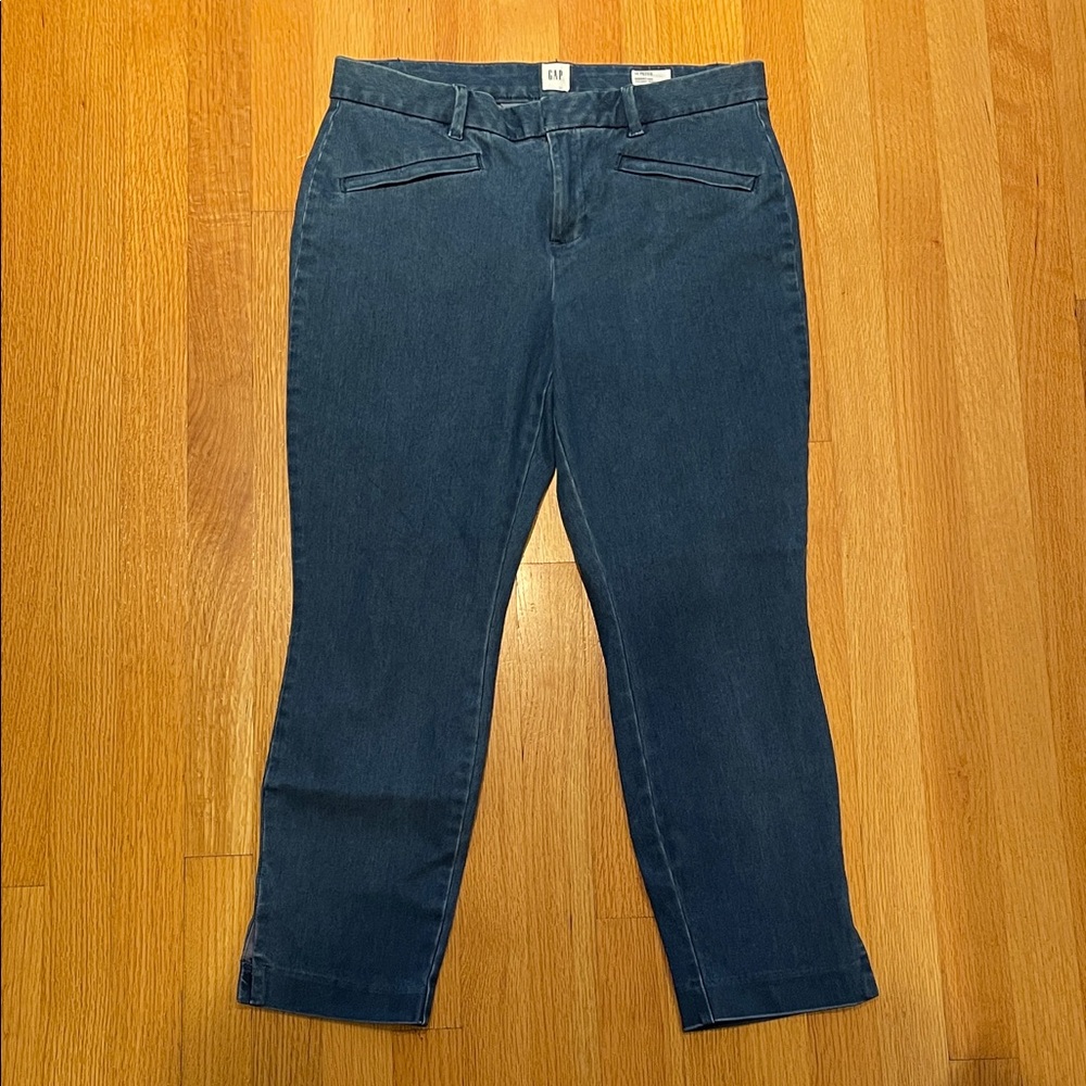GAP Women's Dark Blue Skinny Jeans Size 10P